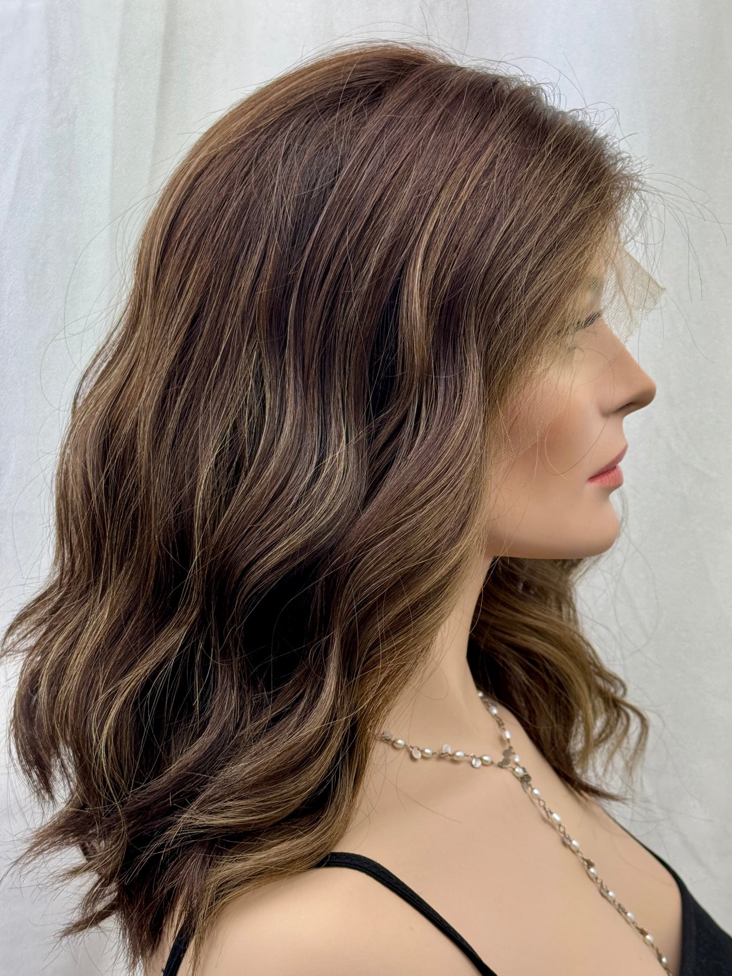 #481 Highest Quality Remy Human Hair Lace Top Kosher Wig (S)