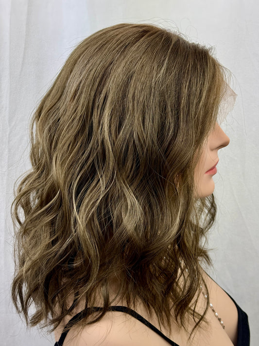 #530 Highest Quality Remy Human Hair Lace Top Wig (S)17“