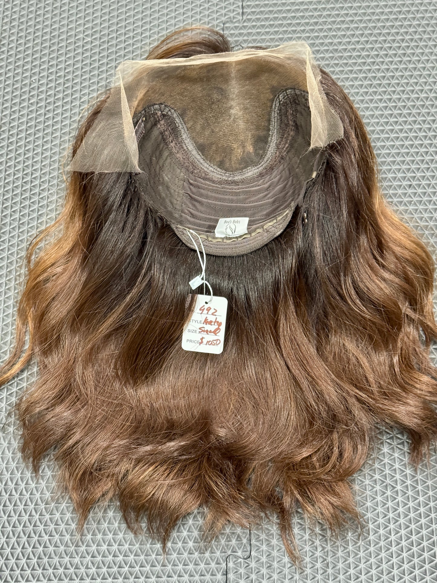 #492 Highest Quality Remy Human Hair Lace Top Wig (S) 17/18”