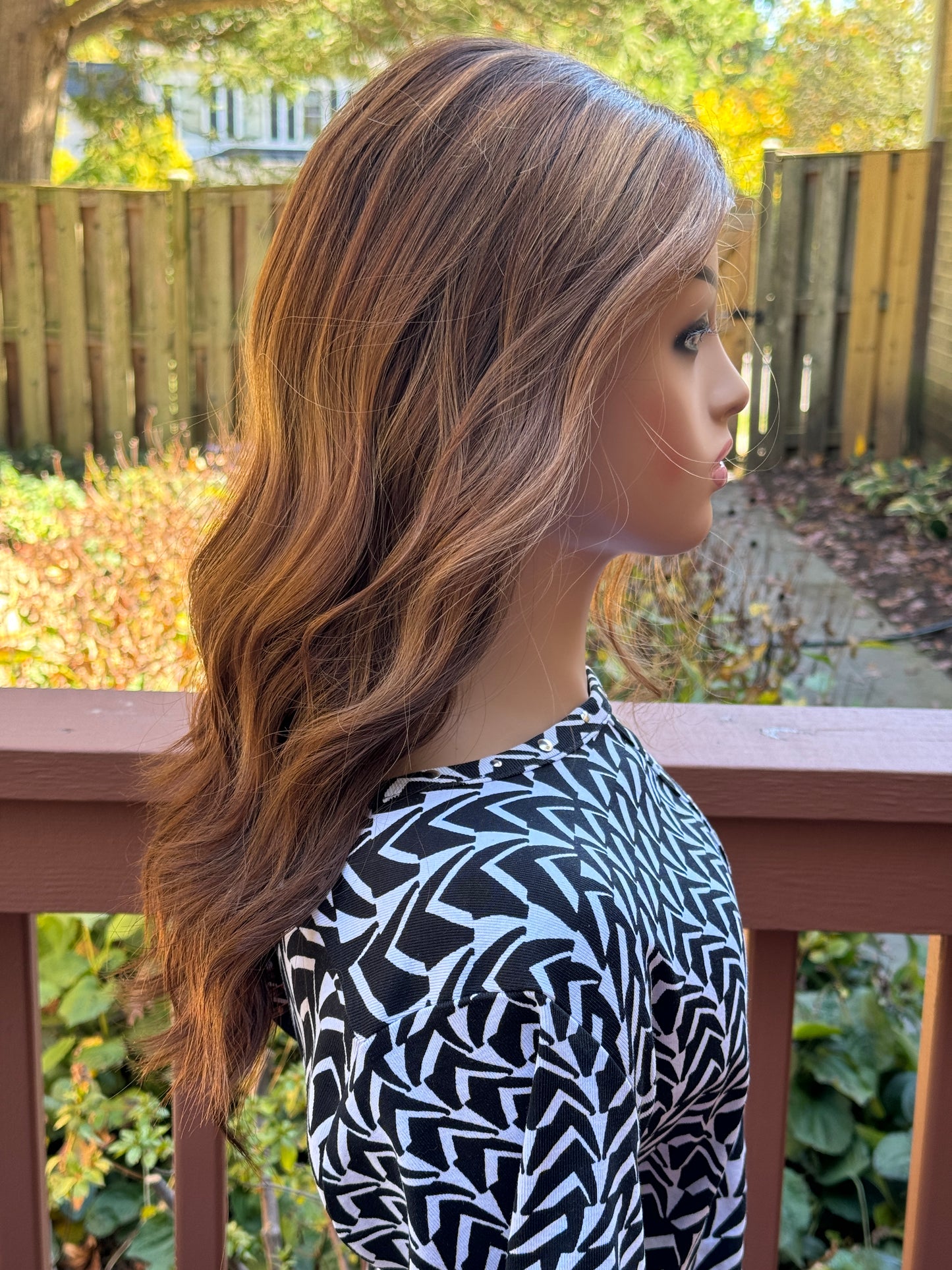 #437 **Final Sale**Highest Quality Remy Human Hair Lace Top Wig (low density) (S/XS) 22”