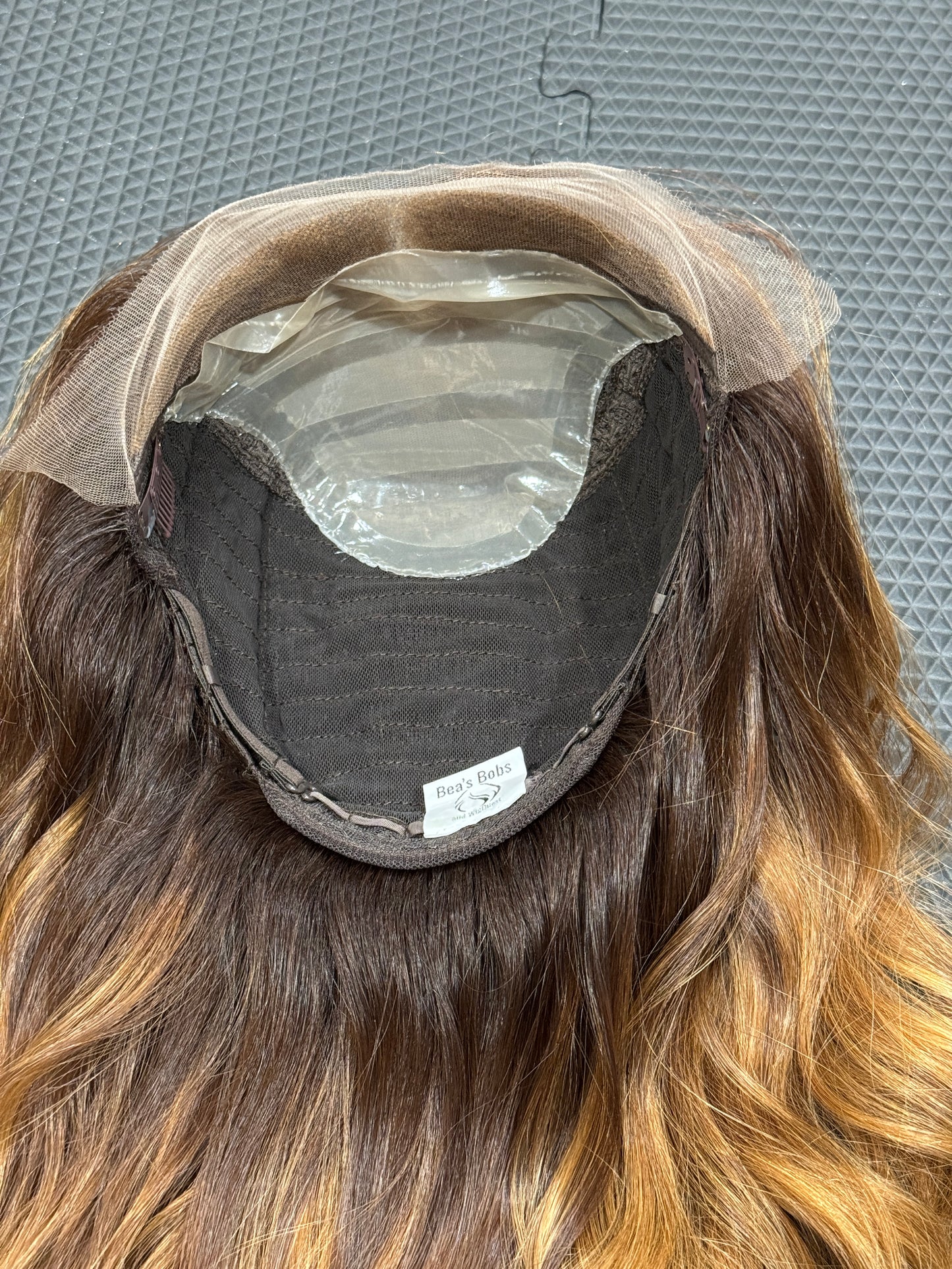 #544 Highest Quality Remy Human Hair with silicone/silk liner (S)19“