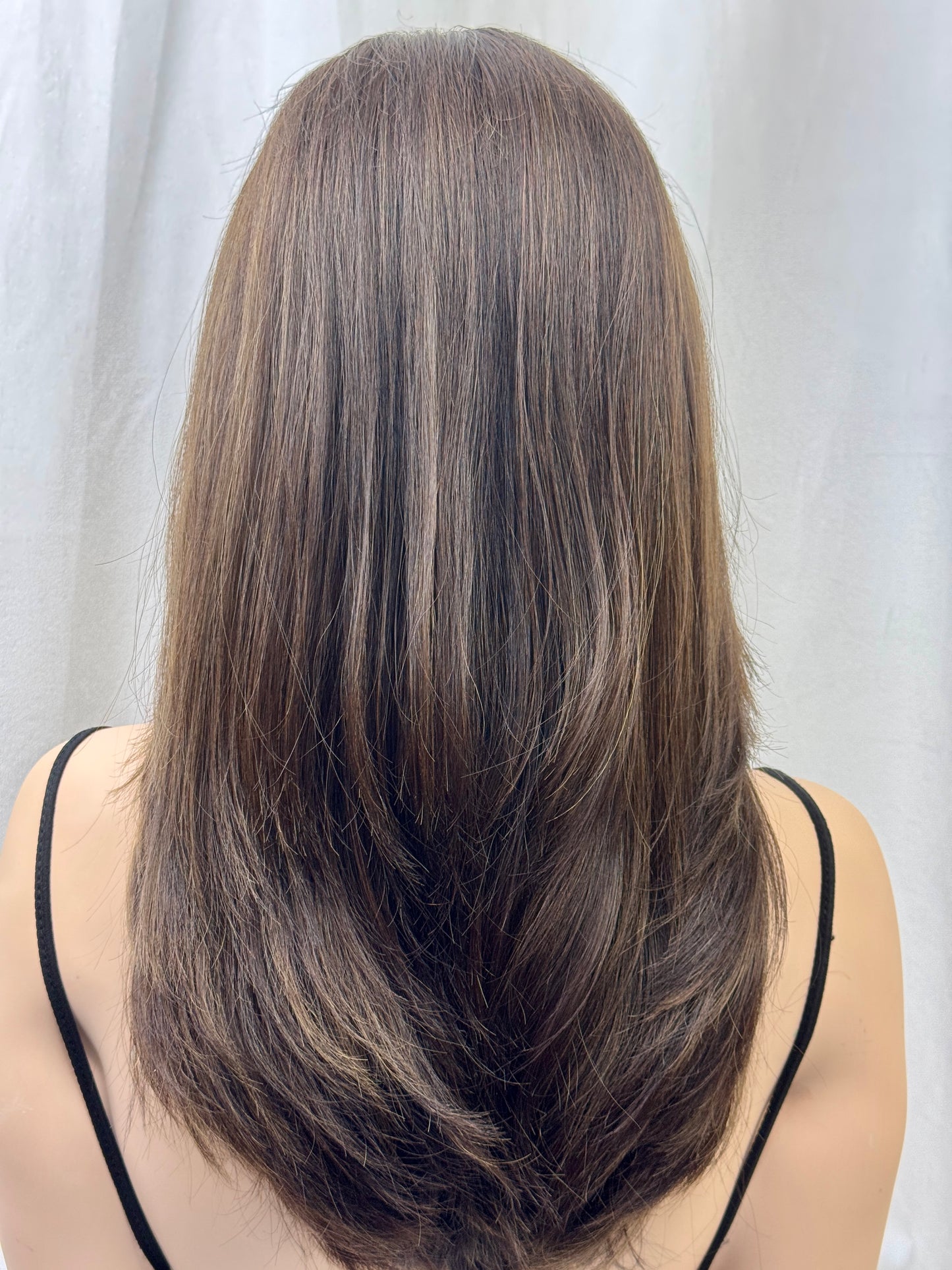 #483 Highest Quality Remy Human Hair Lace Top Wig (M) 21”