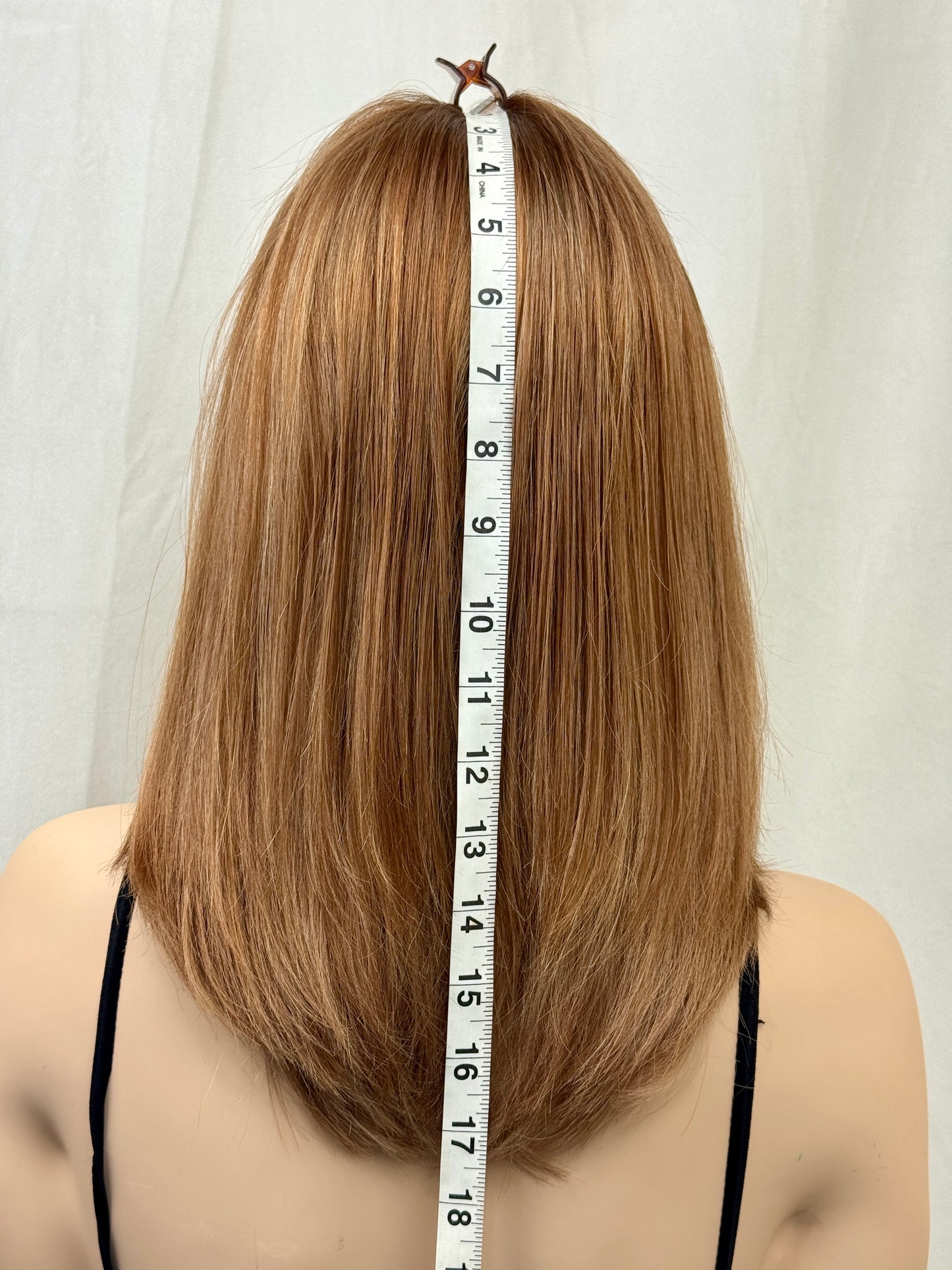 #467 Highest Quality Remy Human Hair Low Density Medical Cap French Drawn, extra thin Silk Top with Lace Front (S) 17”