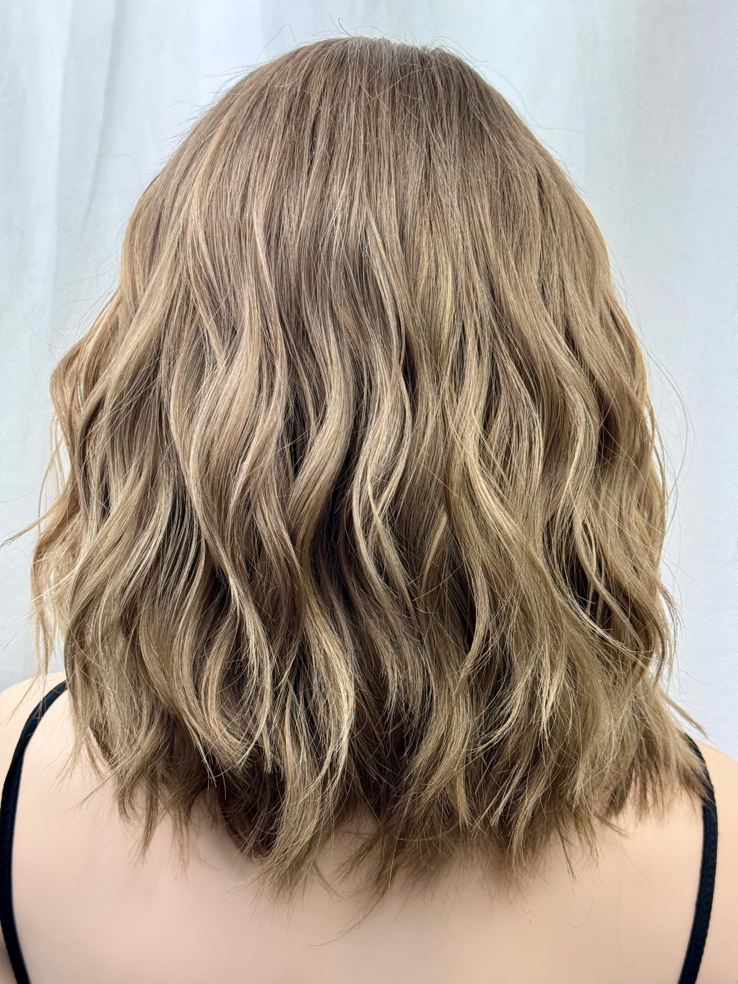 #487 Highest Quality Remy Human Hair Lace Top Wig (M) 17”