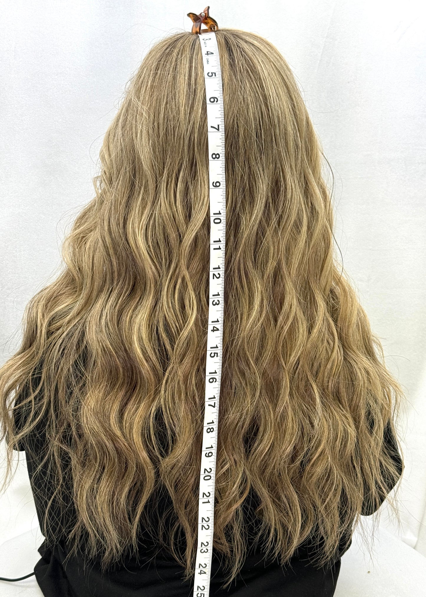 #368 **FINAL SALE** FULLY HAND TIED Highest Quality Remy Human Hair Medical "Gripper" Cap (S)23”