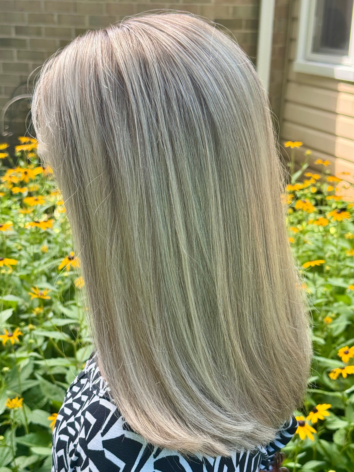 #475 **FINAL SALE ** Highest Quality Remy Human Hair Lace Top Wig (M/L)17”