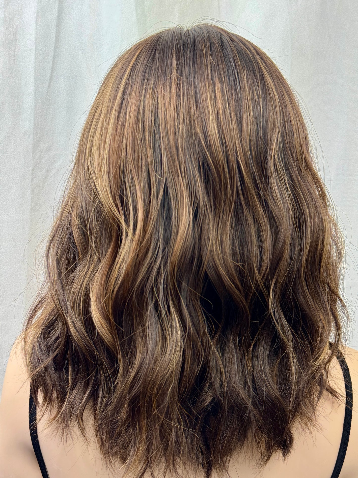 #487 Highest Quality Remy Human Hair Lace Top Wig (M) 17”