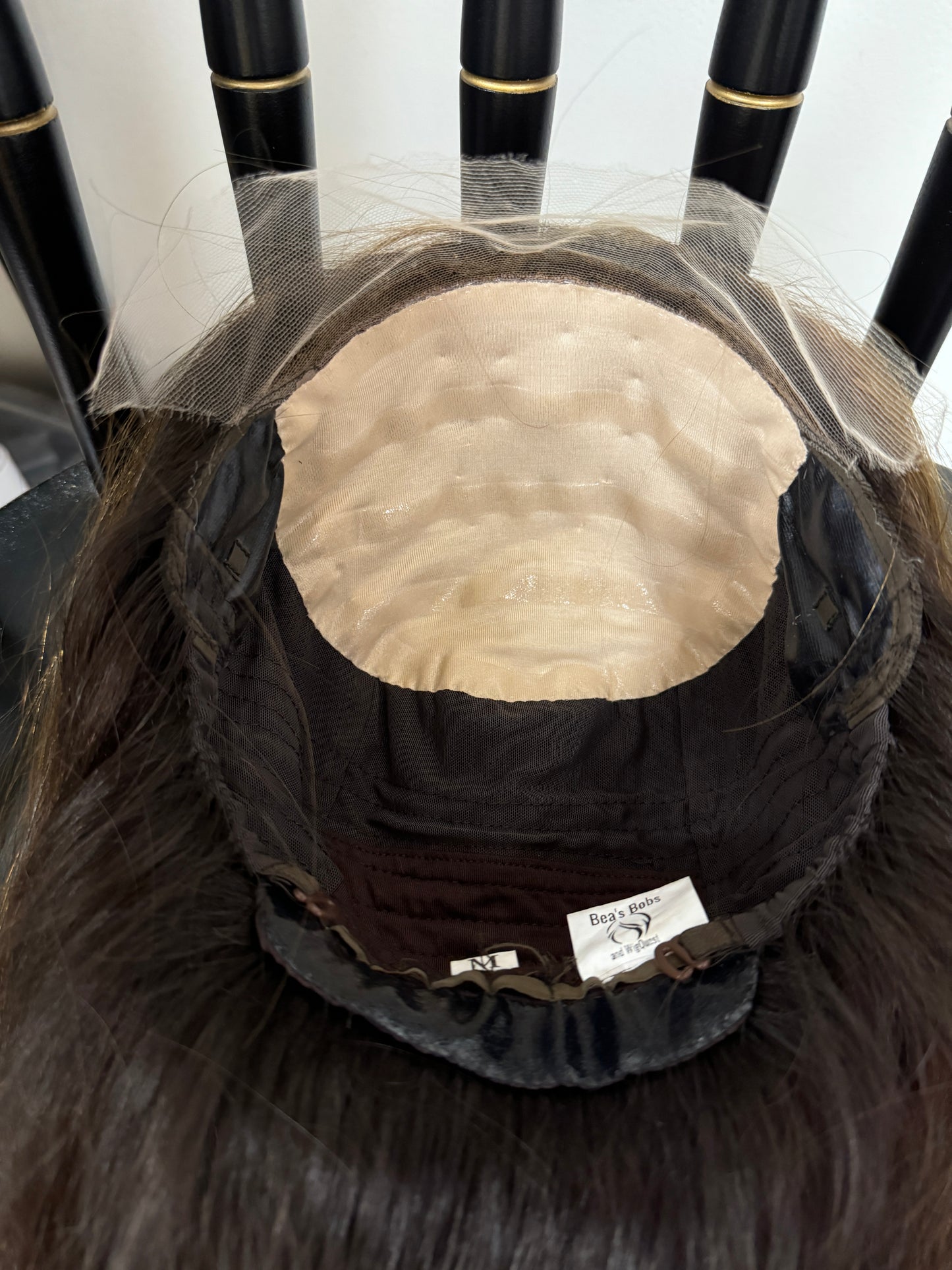 **FINAL SALE** #425**New Extra Light Thin Medical Cap**Highest Quality Remy Human Hair Silk top Lace Front Wig (M)15/16”
