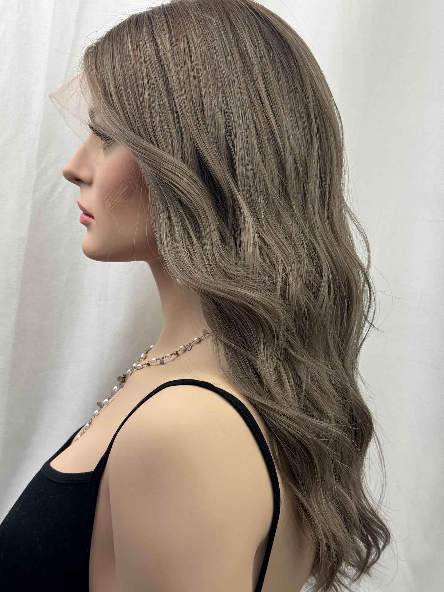 #491 Highest Quality Remy Human Hair Lace Top Wig (M) 22”