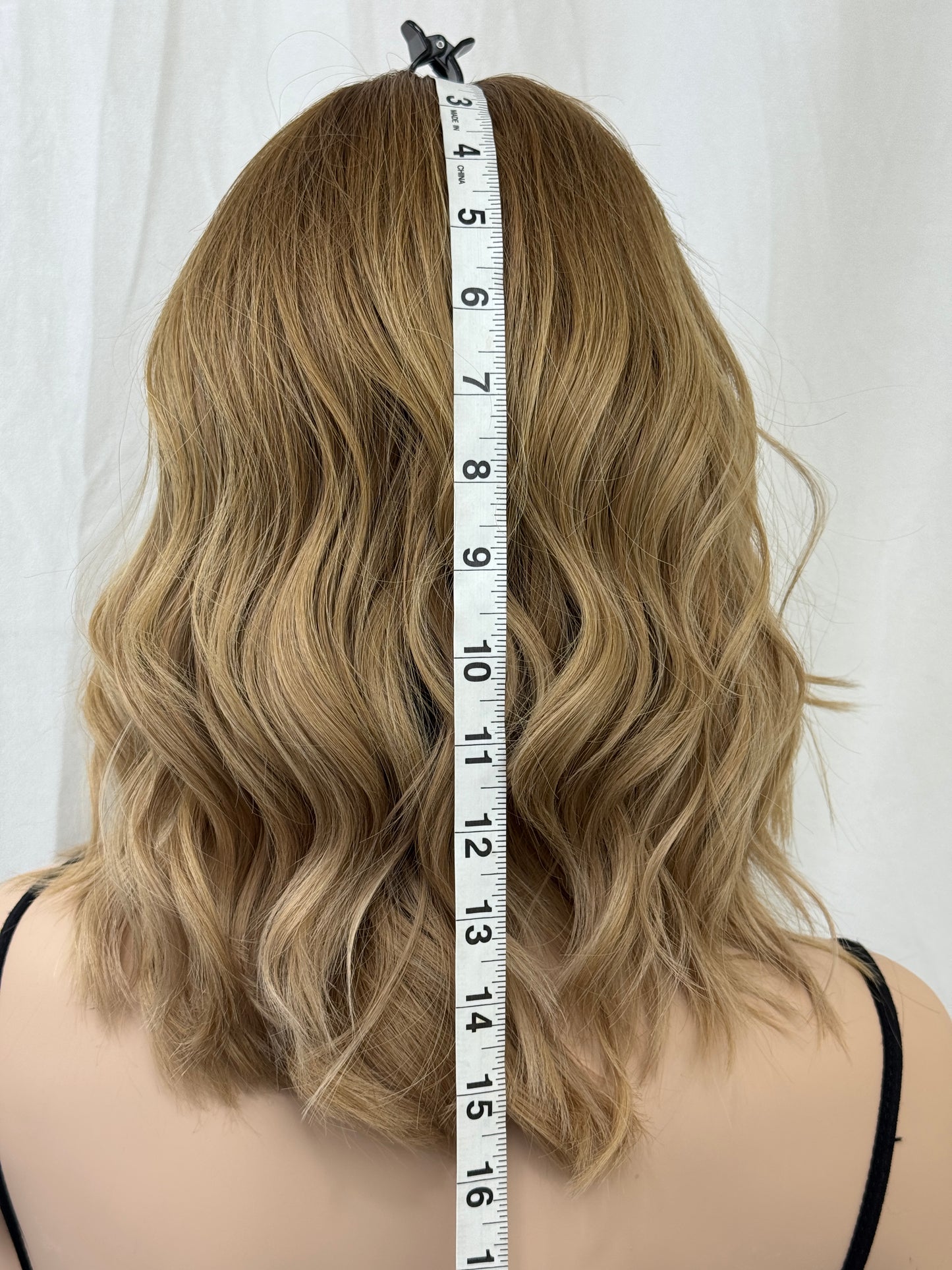 #455 **FINAL SALE**Highest Quality Remy Human Hair Lace Top Wig (M/L)16”