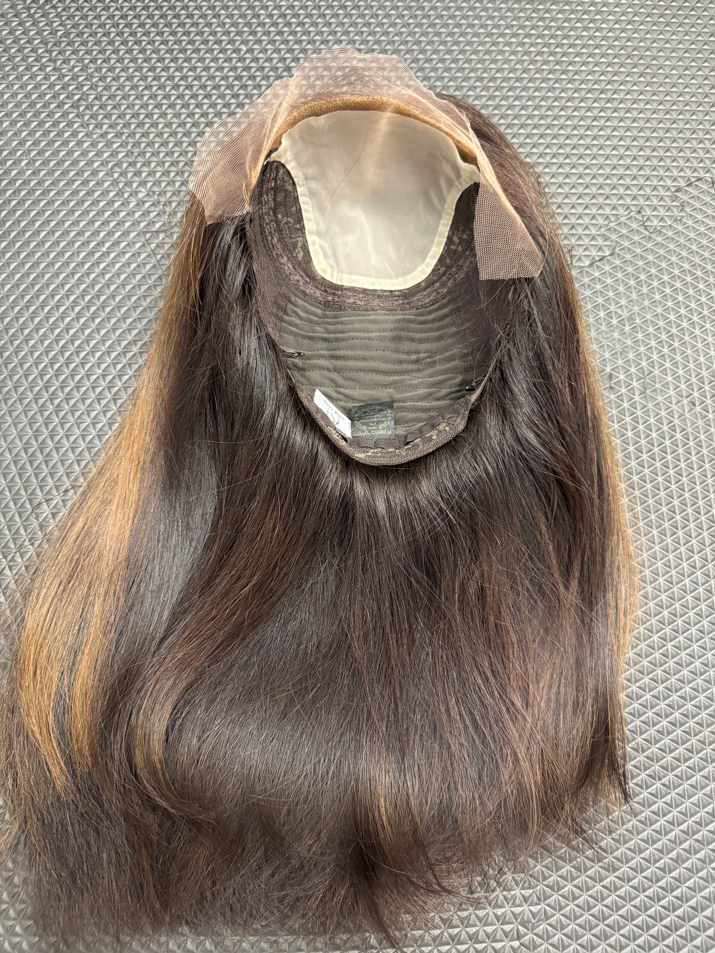 #460 **FINAL SALE** Highest Quality Remy Human Hair Lace Top Kosher Wig (S/M) 19”