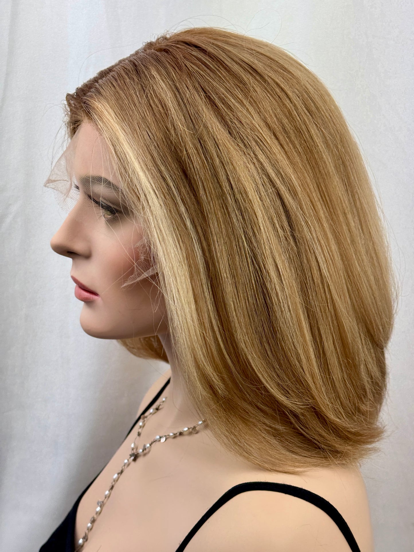 #499 Highest Quality Remy Human Hair Lace Top Wig (M)15/16”