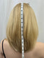 #526 highest quality Remy human hair lace top wig with silk/silicone liner (S)16“