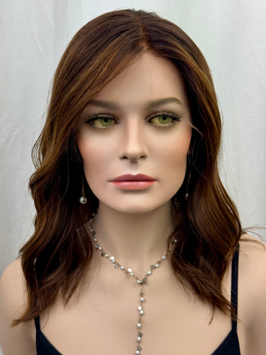 #492 Highest Quality Remy Human Hair Lace Top Wig (S) 17/18”