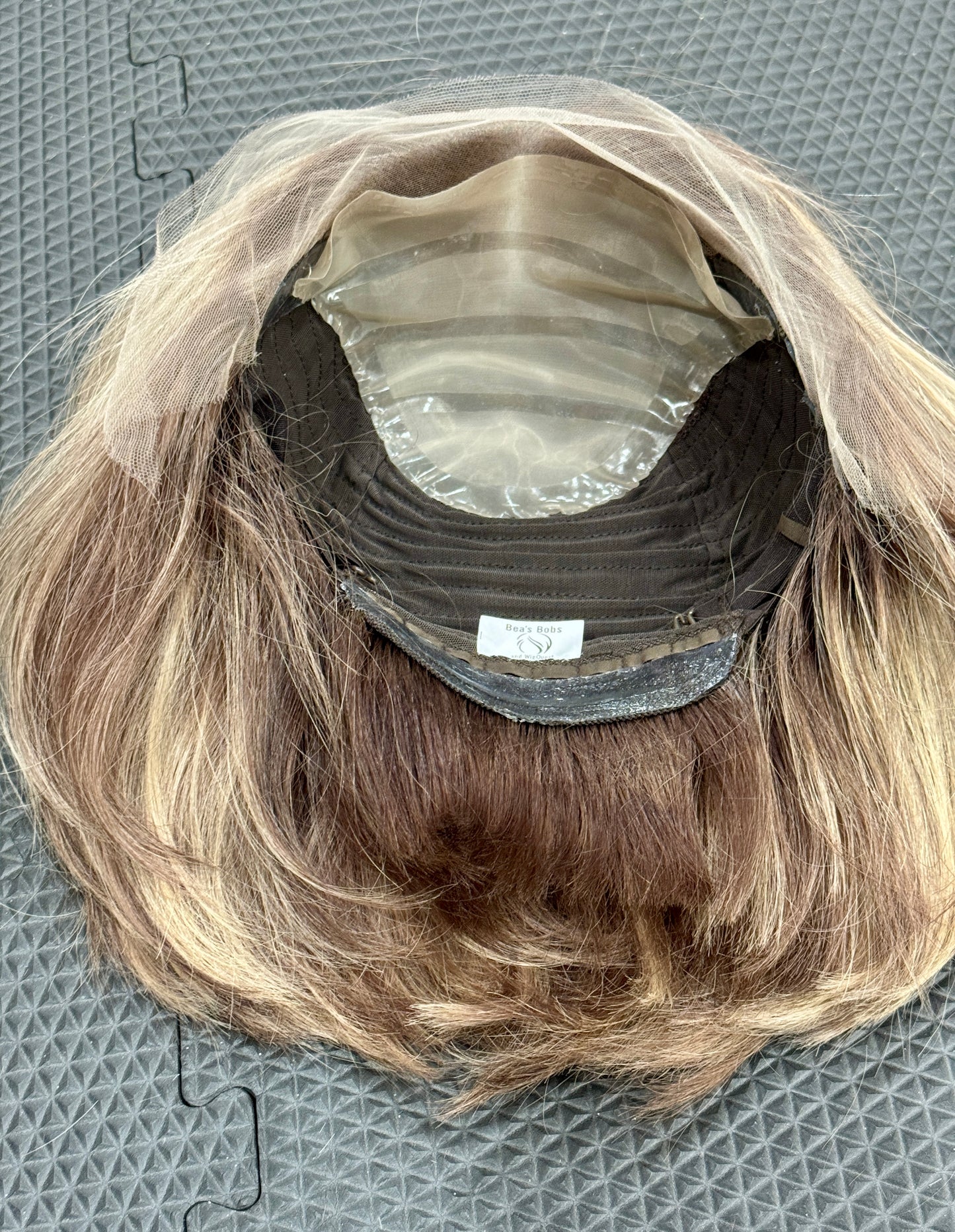 #522 Highest Quality Remy Human Hair lace top medical wig (S/XS)12“