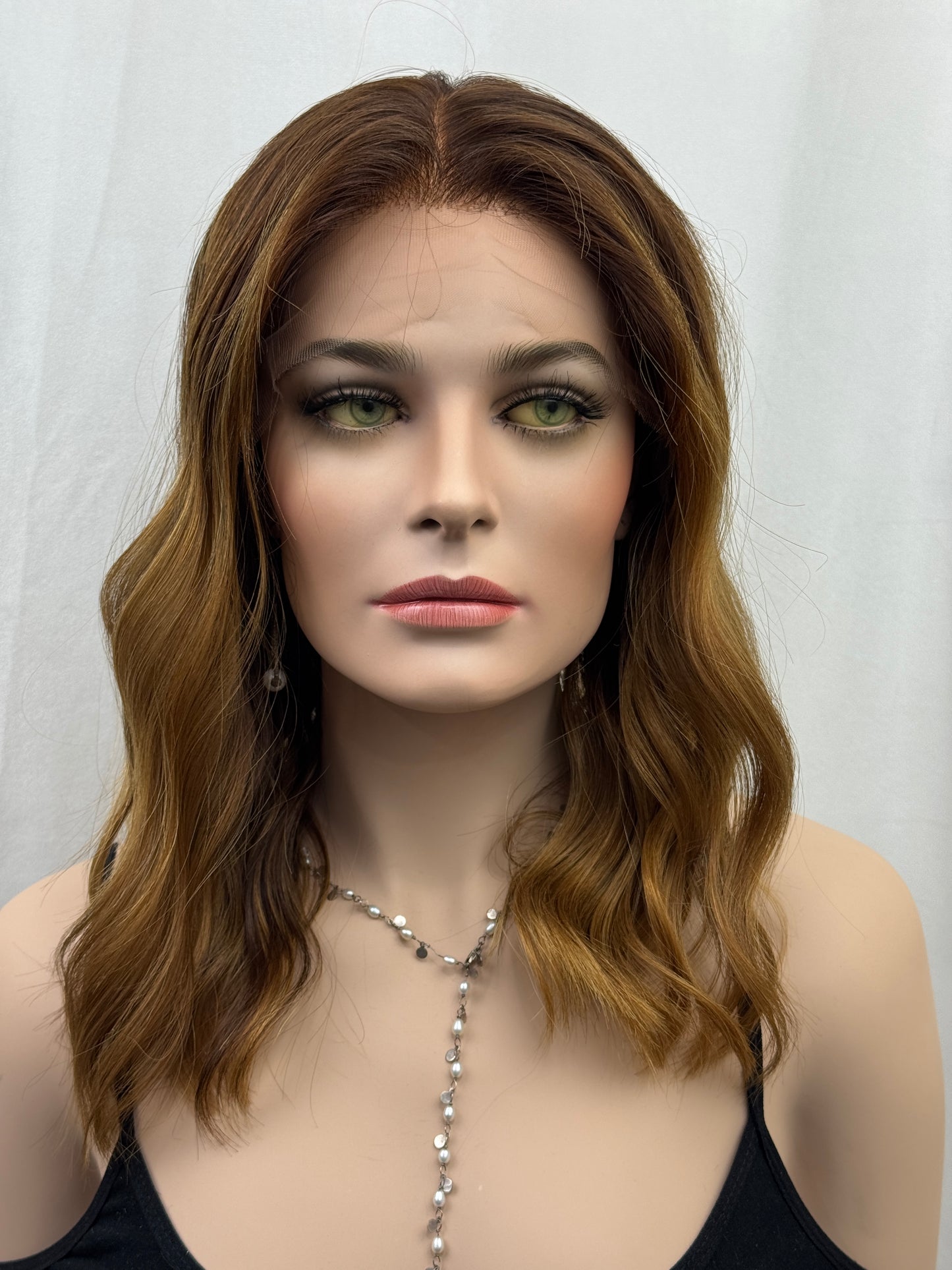 #544 Highest Quality Remy Human Hair with silicone/silk liner (S)19“