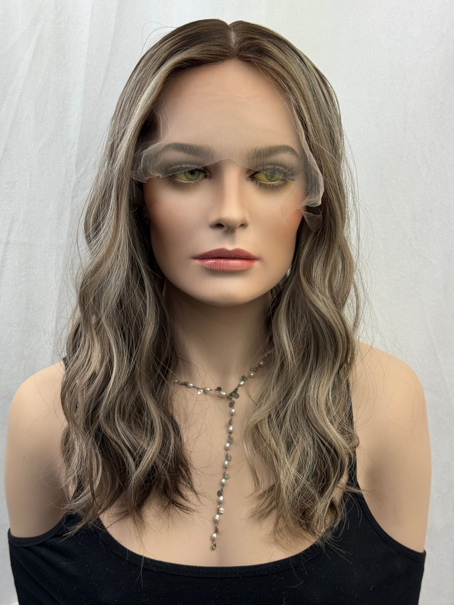 #529 Highest Quality Remy Human Hair Medical Cap Wig (S/M) 20“