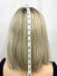 #352 *New!* Extra Thin Medical Cap and Low Density Highest Quality Remy Human Hair Silk Top with Lace Front (M/S) 14”