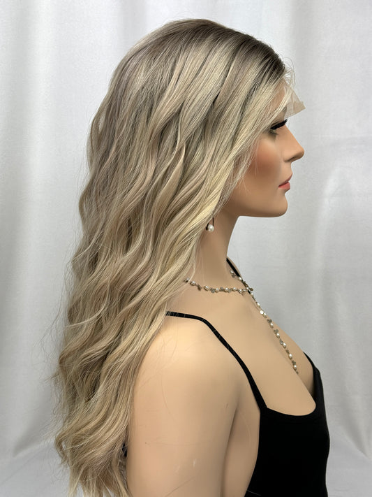 #405 Highest Quality Remy Human Hair Lace Top Wig (XS) 24” (reserved for APR)