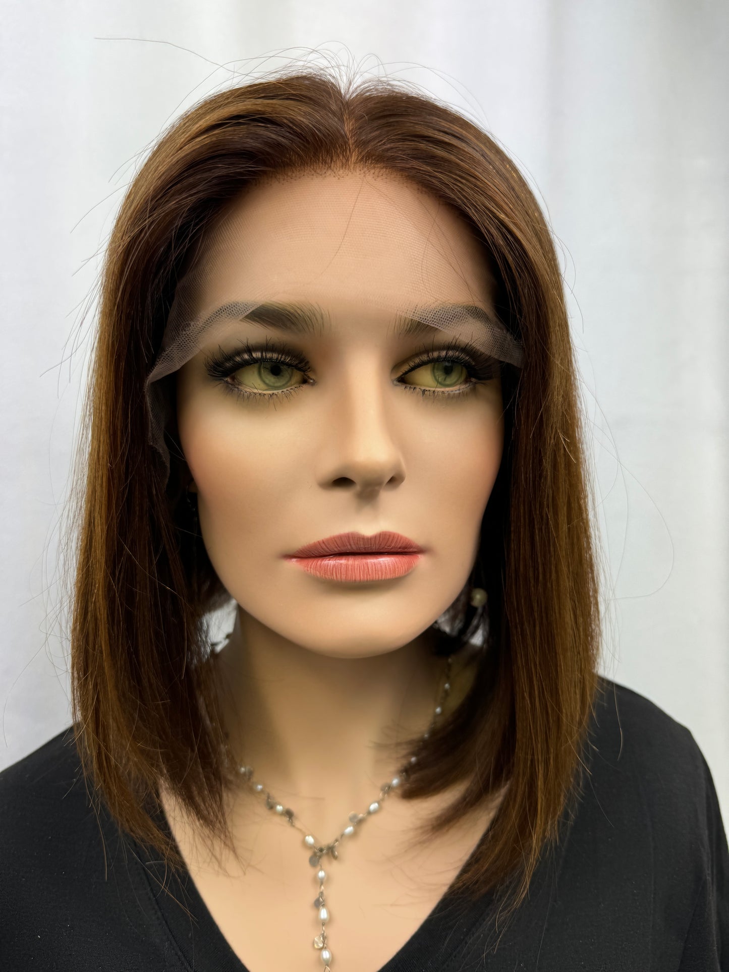 #382 Highest Quality Remy Human Hair Lace Top Wig (XS)15”