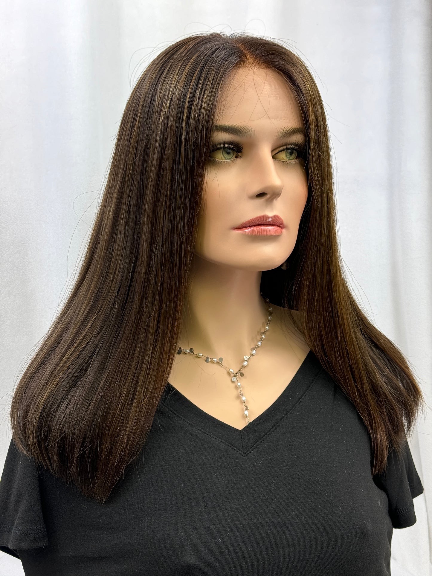 #385 Highest Quality Remy Human Hair Lace Top Wig (S) 18/19”