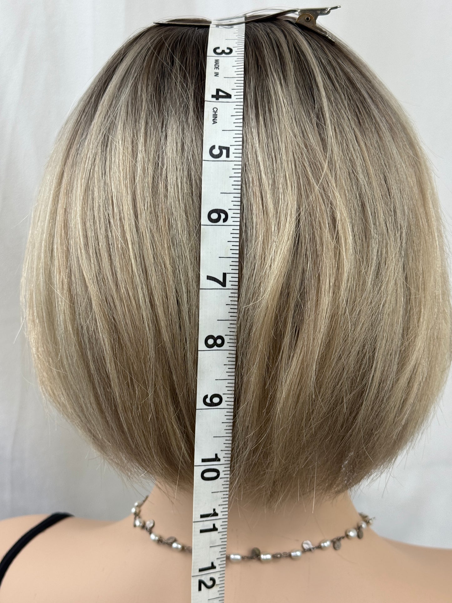 #559 Highest Quality Remy Human Hair Lace Top Wig (S) 10”