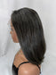 #291  **FINAL SALE** Dark Gray Highest Quality Remy Human Hair Lace Top Kosher Wig ~30% Gray Hair (S) 15/16”