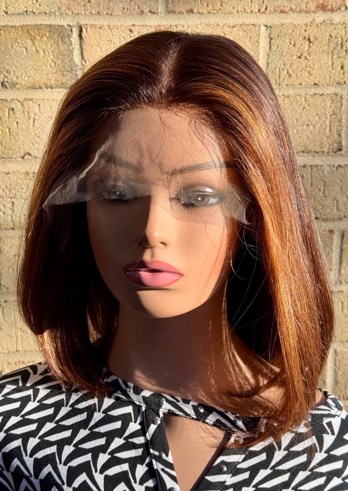 #340 Highest Quality Remy Human Hair Lace Top Wig