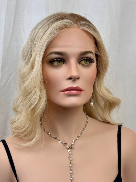 #457 Extra Light Low Density Medical Cap, Highest Quality Remy Human Hair Wig (S) 16/17”