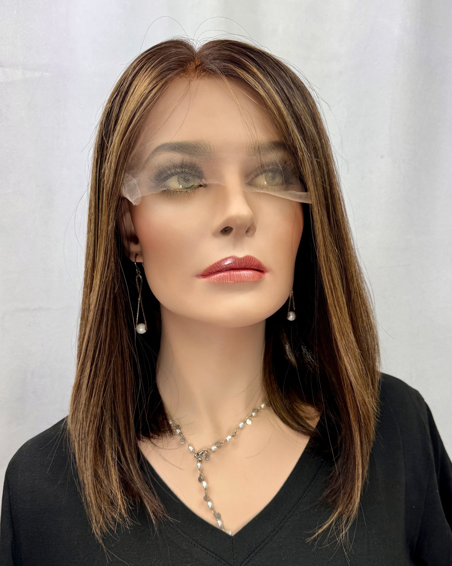 #369 Highest Quality Remy Human Hair Lace Top Wig (M) 15/16”