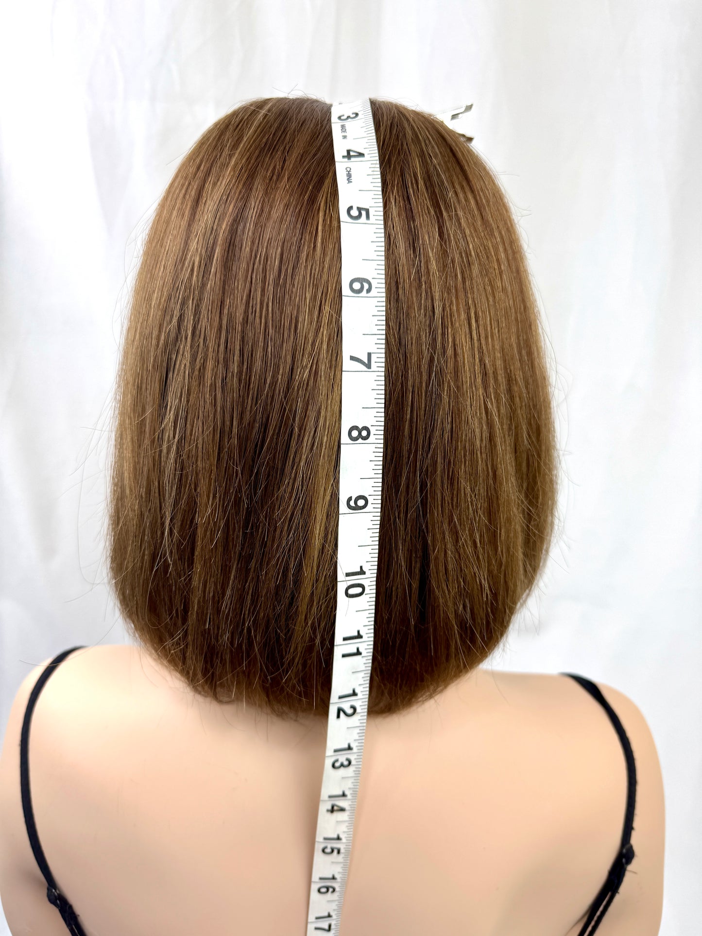 #562 Highest Quality Remy Human Hair, Slavic Texture Lace Top Wig (S) 12“