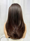 #413 Highest Quality Remy Human Hair low density lace top wig (S)24”