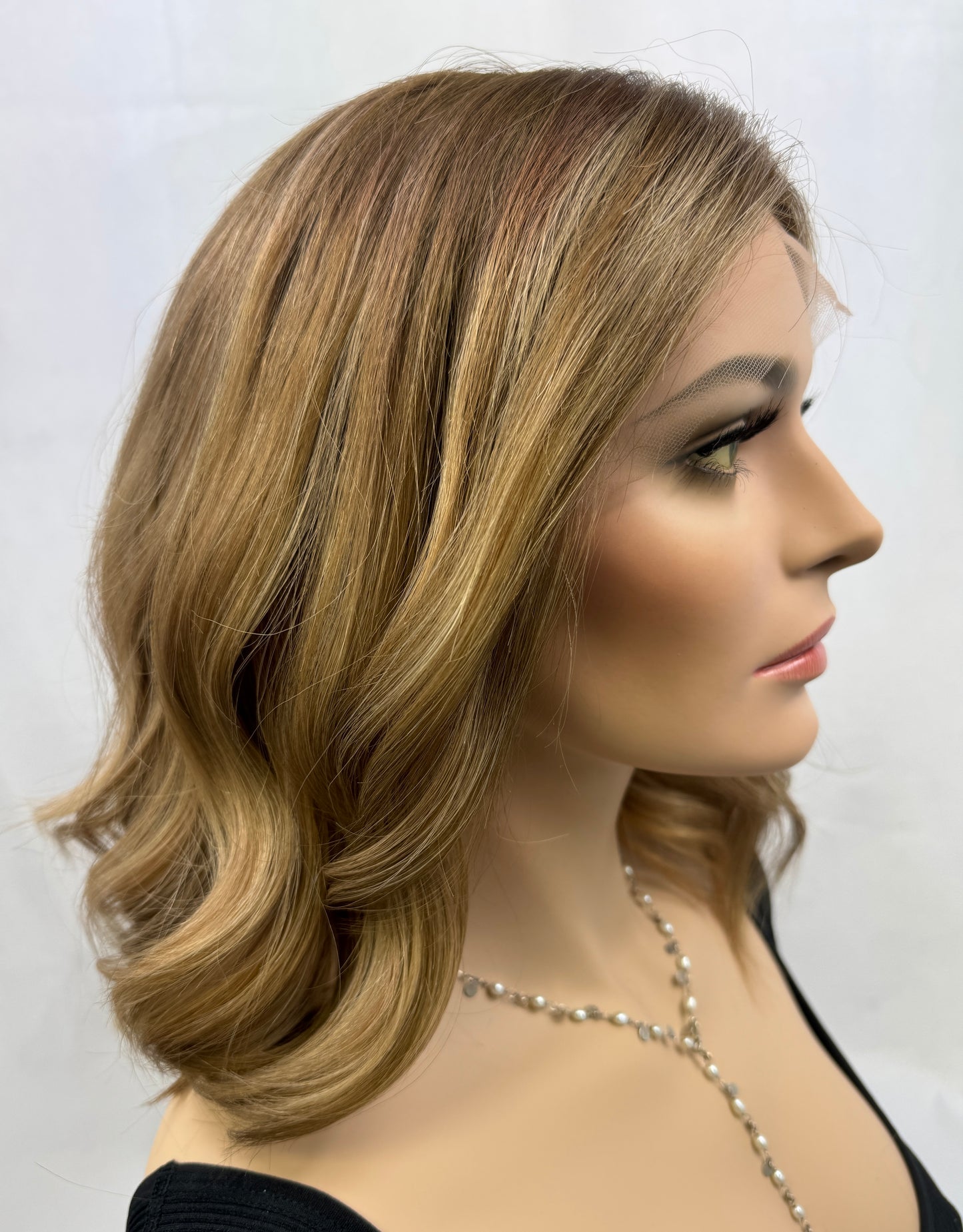 #325 Highest Quality Remy Human Hair Lace Top Wig (M)15/16”