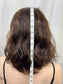 #549 Highest Quality Remy Human Hair Lace Top wig (M)15“ ( naturally wavy)