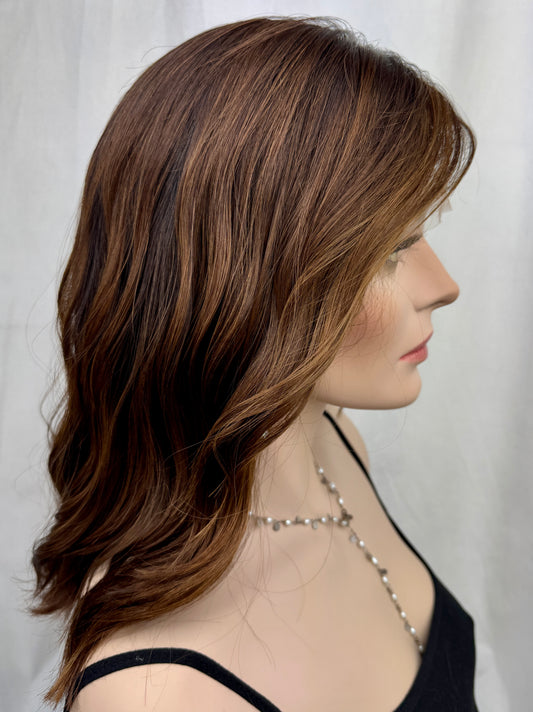 #492 Highest Quality Remy Human Hair Lace Top Wig (S) 17/18”