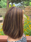 #474 Highest Quality Remy Human Hair Silk Top with Lace Front Kosher Wig (S/XS) 14”