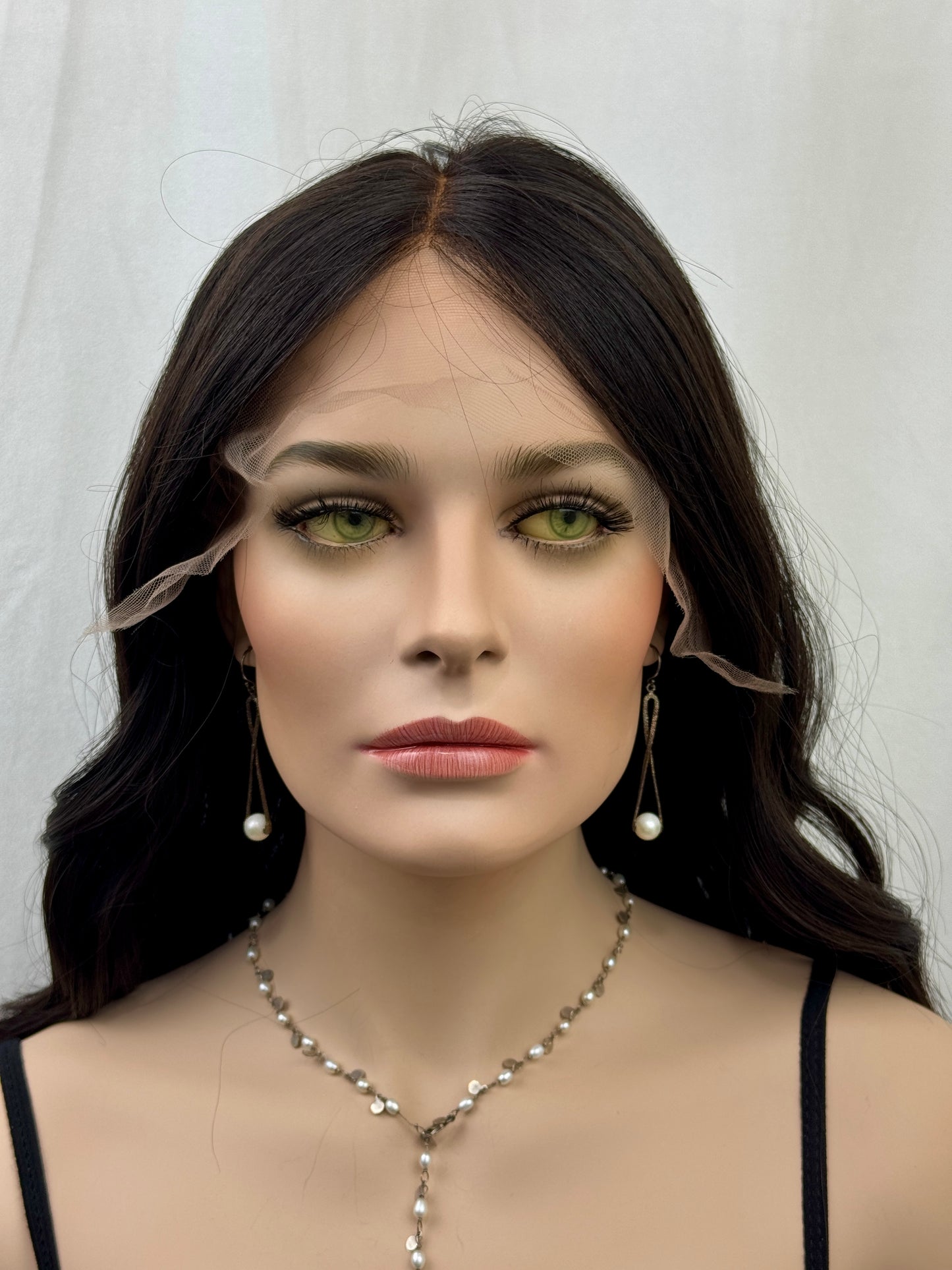 #519 Highest Quality Remy Human Hair Lace Top Wig (low density)(S)22“