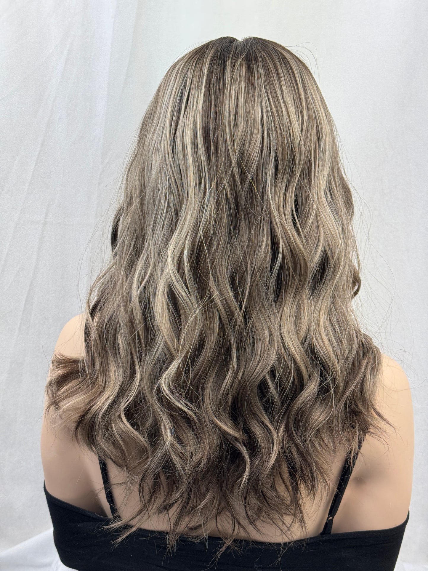 #529 Highest Quality Remy Human Hair Medical Cap Wig (S/M) 20“