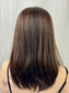 #514 Highest Quality Remy Human Hair Lace Top Kosher Wig (S/M) 19”