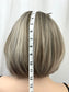 #515 Highest Quality Remy Human Hair Medical Cap Lace Top wig (S) 13”