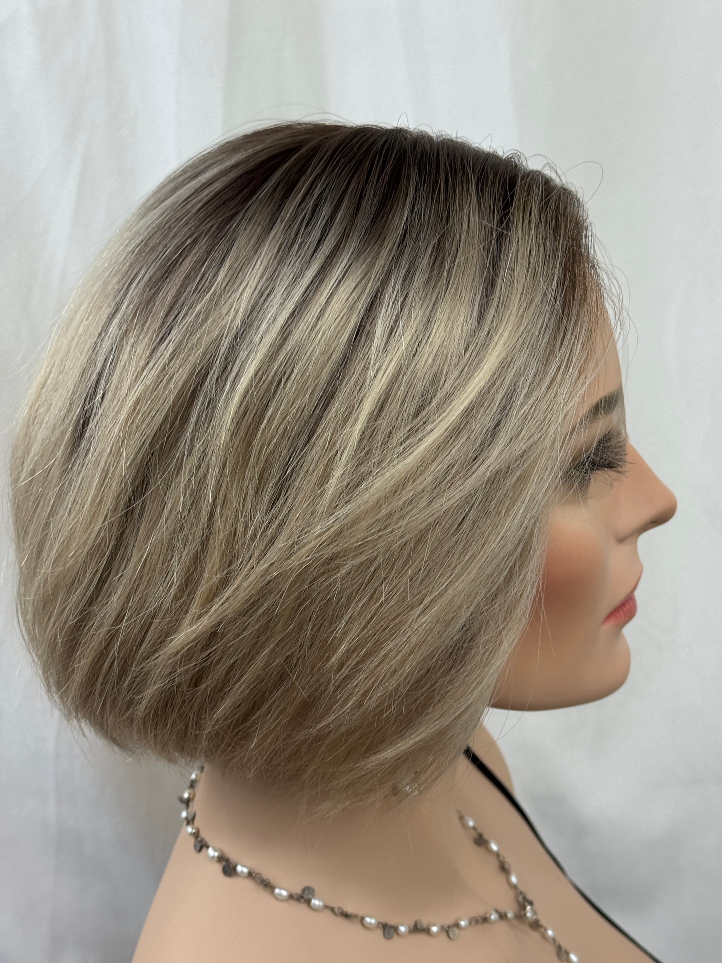 #559 Highest Quality Remy Human Hair Lace Top Wig (S) 10”