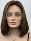 #474 Highest Quality Remy Human Hair Silk Top with Lace Front Kosher Wig (S/XS) 14”