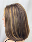 #474 Highest Quality Remy Human Hair Silk Top with Lace Front Kosher Wig (S/XS) 14”