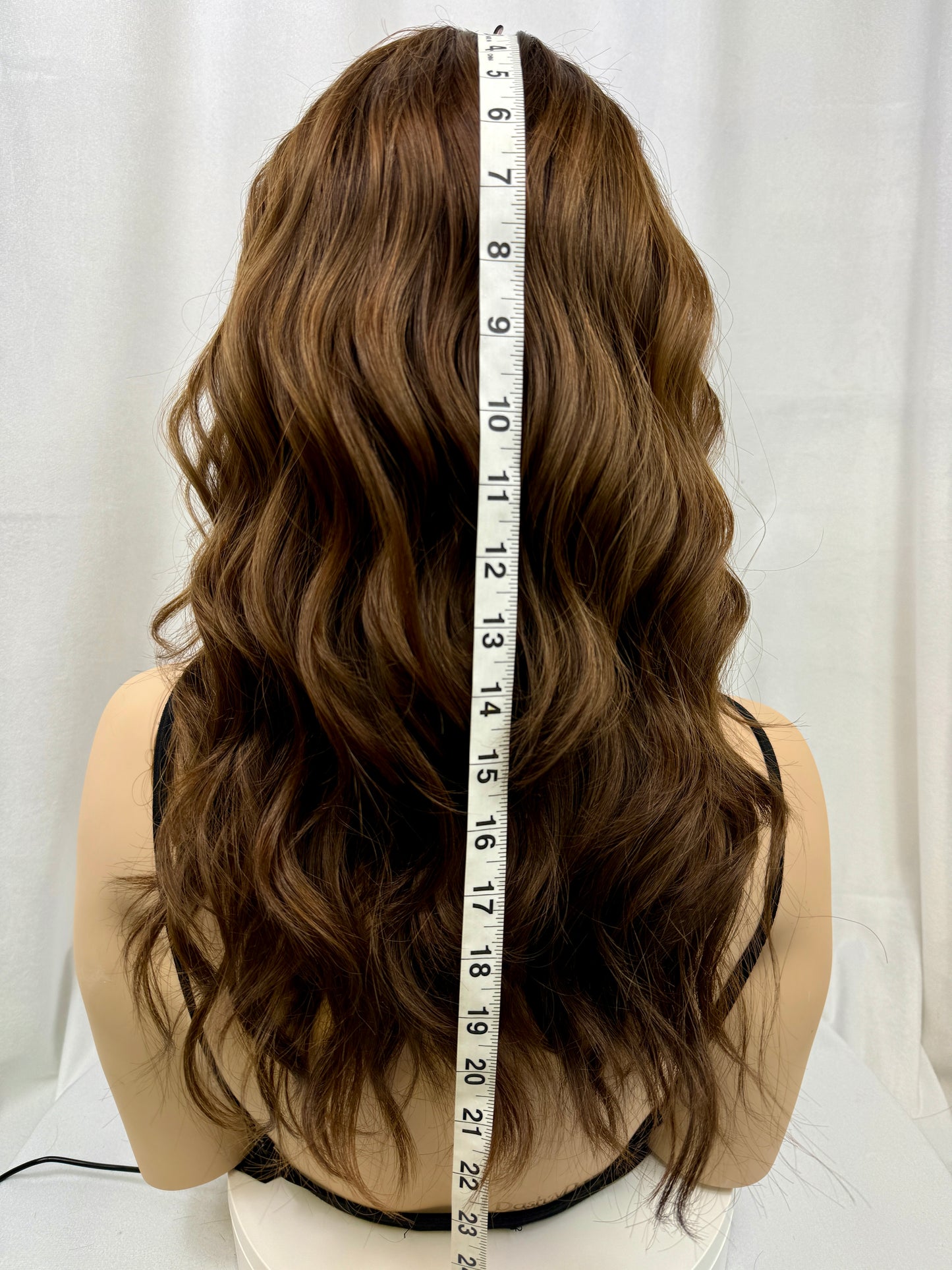 #419 Highest Quality Remy Human Hair Lace Top Ponytail Wig (S)23”