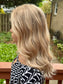 #453 New Low Density Medical Cap Highest Quality Remy Human Hair Extra Thin French Drawn Silk Top and Low Density (M)18/19”