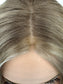 #550 Highest Quality Remy Human Hair medical cap wig with French drawn silk top and lace front and extra light cap and density (S)19“