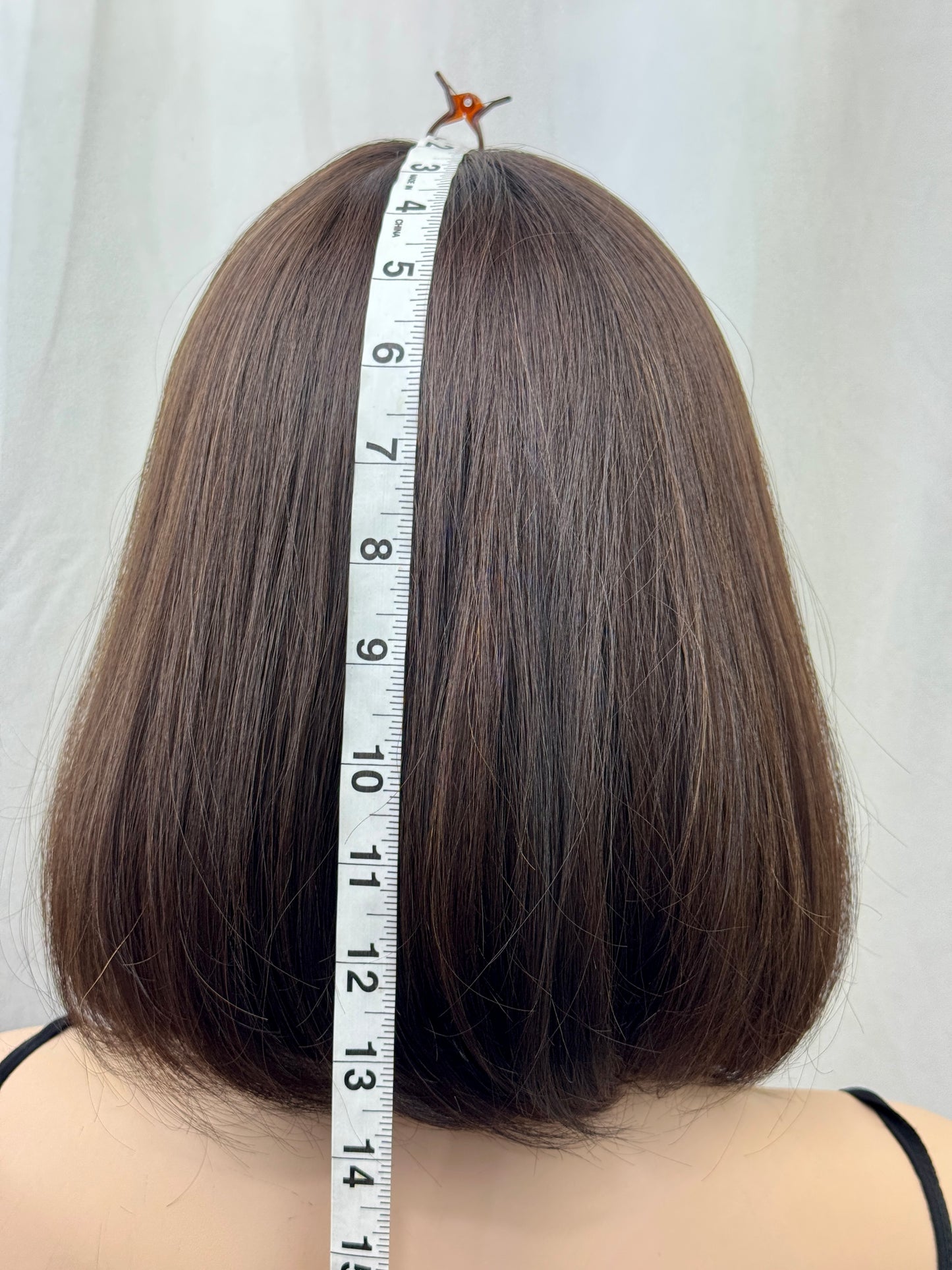 #480 Highest Quality Remy Human Hair Silk Top with Lace Front kosher Wig (S) 14”