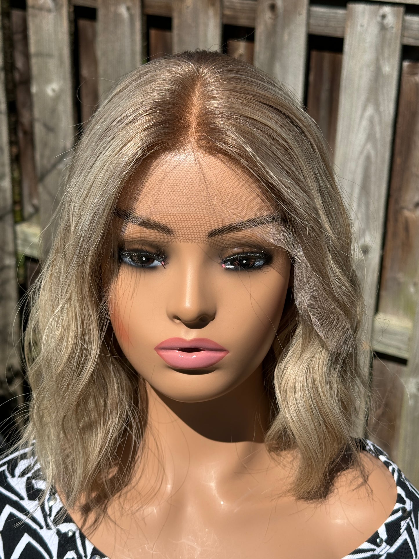 #340 Highest Quality Remy Human Hair Lace Too Wig (XS) 15/16”