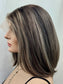 #538 Highest Quality Remy Human Hair Lace Top Medical Wig (M)16”