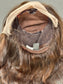 #482 Highest Quality Remy Human Hair French drawn silk top Medical Cap, mostly Hand Tied low Density Silk Top Lace Front Kosher Wig (M)14”